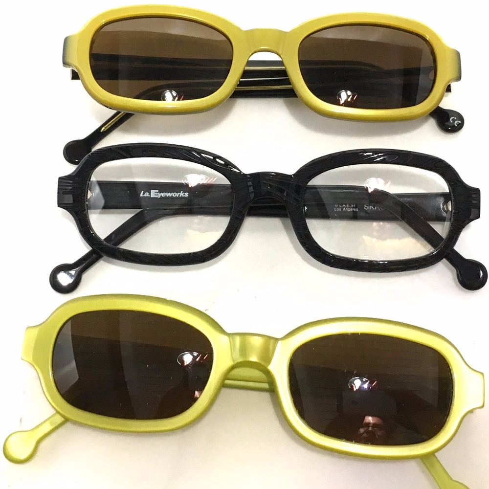 L.A. Eyeworks Vintage RX and Sunglasses NWOT
